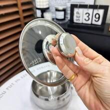 12cm 18/10 Stainless Steel Mini Pot With Lid, Suitable For Heating Milk, Baking, Heating Oil, And Cooking Sauce - View 5