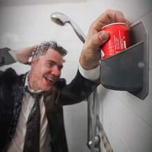 Silicone Shower Beer/Drink Can Holder, Bathroom Silicone Storage Rack, Bathroom Phone Holder - A - View 8