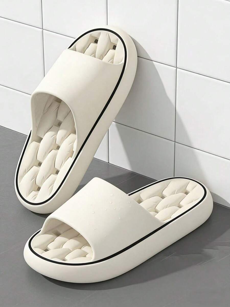 Quick-Dry Massage Slippers, Non-Slip Wear-Resistant EVA Material, Bathroom Household Sandals, Suitable For All Seasons