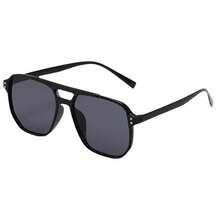 Women's Square Multi-Color Rivet Decor Combination Fashion Eyeglasses, Suitable For Outdoor Activities, Women's Beach Accessories, Summer Beach Vacation, Outdoor, Travel Eyeglass Frames - Multicolor - View 6