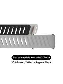 5.0/MG SportFlex – 心电图腕带，柔软触感硅胶，防水防汗，兼容5.0 - 灰色 - 查看 2