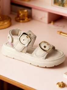 Karsten Adjustable Casual Sandals For Girls - Nude - View 1