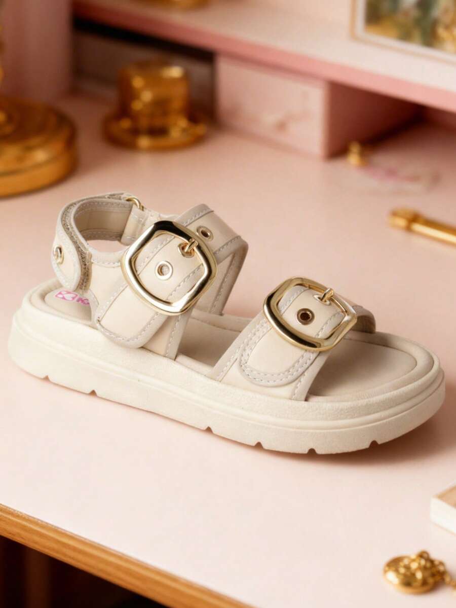 Karsten Adjustable Casual Sandals For Girls - Nude - View 1