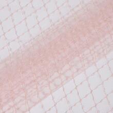 1pc Shimmery Gold Thread Hollow Mesh Fabric, Elegant Glittery Sheer Dress Design Sewing Fabric - Multicolor - View 30