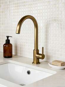 WoStick 10英寸 x 10英寸防水纹理乙烯基DIY壁纸，自粘防溅瓷砖，即撕即贴马赛克瓷砖，适用于家居装饰 - 石紋杏色 - 查看 6