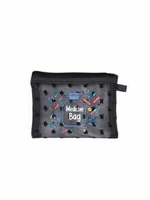 1个迷你便携网状医用包，印有“Medicine”（药品）字样和十字图案，可用作急救包、医疗应急包，适用于户外、居家、旅行、化妆、收纳，是母亲节、生日、浴室收纳、学生宿舍洗漱包的理想礼物，也是送给妻子、家人和朋友的贴心之选。 - 彩色 - 查看 18