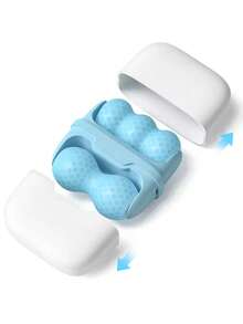 2pcs Face Ice Roller, 2-In-1 Cold Relaxing Massage Roller For Face And Eyes - Multicolor - View 10