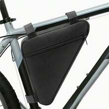 Waterproof Bicycle Front Beam Bag, Triangle Bag Cycling Equipment Bicycle Front Hanging Bag - Black - View 2