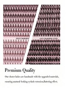 Miss Wink 640簇自然柔软10D 20D 30D 40D超大容量混合8-16mm 0.07mm C卷蓬松浓密假睫毛，DIY手工睫毛嫁接，日常妆容卡通假睫毛，新款升级礼盒装睫毛簇，睫毛簇，单根假睫毛，睫毛，假睫毛 - C - 查看 6