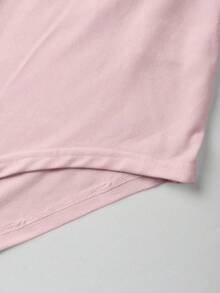 Maternity Jumpsuit, Fitted Minimalist Casual Outdoor Wear - Pink - View 2