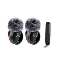 Professional Wireless Lavalier Microphone, Plug And Play, Equipped With Innovative Active Intelligent Noise Cancellation - Suitable For Smartphones, Computers, Cameras - Perfect For Content Creation, Live Streaming, Podcasts And Other Applications, Lavalier Microphone, Compatible With IPad Type-C Interface (Multiple Port Options Available) - View 13