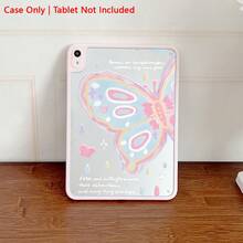 一款粉蓝色蝴蝶图案的透明保护套，兼容 iPad Pro (M5)/ Air (M3)/ 11 英寸 (A16) 10.9/10.2/ Air 第五代/Pro 11/第十代/9.7/Air 2/ (第七代)/ (第八代)/ Air 4/5/ Pro 11/ 第十代 10.9 英寸 2022/ Air 13 (M3 2025)/ Air 11 (M3 2025)/ Air 11 (M3 2025)/ 11 (A16 2025) - 彩色 - 查看 6