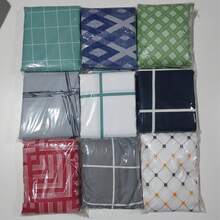 Double Bed Sheet Without Elastic With Microfiber Hem, Single Size, Top Cover, Floral Geometric Print - Random Geometric - View 10