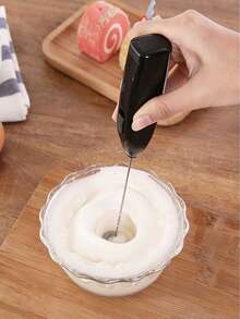 Mini espumador de leche manual, fabricante de espuma de leche para hornear en casa, batidor de leche inalámbrico manual, espumador de leche - Multicolor - Ver 5