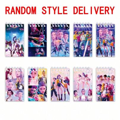 10pcs, 2026 Latest Anime Cultural And Creative Peripherals, Notebook Set(Due To Factors Related To Production Processes And Transportation, Color Differences And Slight Defects Are Within The Normal Range.Random Style)
