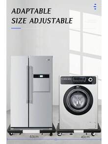 Universal Adjustable Movable Stand With 4 Locking Wheels For Washing Machine Refrigerator Dryer Portable Furniture Dolly Base - B - View 3