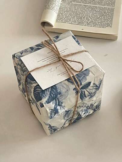 10pcs Floral Pattern Gift Wrapping Paper, Peony, Orchid, Camellia Designs, Suitable For Gift Packaging, Handmade Crafts, DIY Packaging, Birthdays, Weddings, Valentine's Day, Halloween, Christmas And Other Occasions. Applicable For Bouquet Accessories, Gift Packaging, Floral Packaging, Wedding Decorations And Various Event Decorations