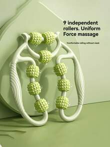 1 máy mát xa chân 9 bánh, kẹp chân lăn, giảm đau cơ, khai thông kinh mạch, nhào nặn và thư giãn, thiết kế con lăn, máy mát xa kẹp chân tròn 9 bánh, dụng cụ mát xa chân, kẹp con lăn yoga, máy mát xa chân tròn dạng con lăn, thiết bị thư giãn cơ bắp, thích hợp cho trường học, chuẩn bị năm học mới, du lịch, đồ dùng cần thiết khi đi du lịch, đồ dùng cần thiết tại nhà, spa, dụng cụ mát xa, mát xa, máy mát xa, spa - Nhiều màu - Xem 3