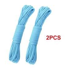 9-Strand Glow-In-The-Dark Paracord, 550lb, 4mm, 10m/393.7in Nylon Tactical Survival Parachute Cord, Glow-In-The-Dark Outdoor Hanging Rope, Camping Tent Rope, EDC Glow-In-The-Dark Kit - Multicolor - View 11