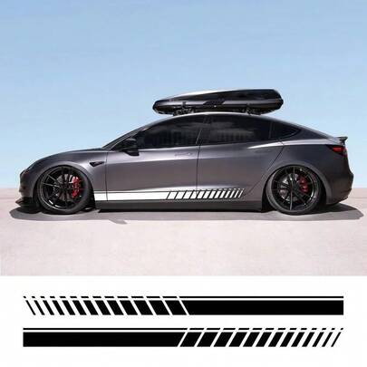 ملصقات جانبية للسيارة، فيلم فينيل مقاوم للماء، ديكور السيارة، ملصقات PVC، تصميم خارجي للسيارة، اكسسوارات السيارة