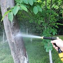 1 Roll, High-Pressure Car Wash Telescopic Hose, Multi-Functional Garden And Yard Irrigation Hose, Household Water Pipe - B - View 9