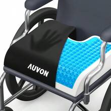 Gel Wheelchair Seat Cushion, Relieve Sciatica, Back, Coccyx, Pressure Sore And Ulcer Pain, Refreshing Ergonomic Chair Cushion With Waterproof Silk Fabric, AntiSlip Cover - B0C58L3G91 - 查看 2