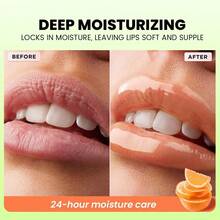Two-Color Lip Mask, Available In Two Colors, Deeply Moisturizes And Hydrates, Reduces Fine Lines, Prevents Dryness And Cracking, Provides Day And Night Lip Care. - Fruit - View 4
