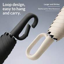 Mini Foldable Dual-Use Umbrella, Portable 5-Fold Umbrella With Ring Handle, Capsule Umbrella, UV Protection Sun Umbrella - Multicolor - View 5