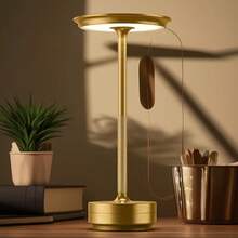 1 Stück tragbare kabellose Touch LED Schreibtischlampe | 3 einstellbare Farbtemperaturen, USB-betrieben, geeignet für Schlafzimmer, Wohnzimmer, Weihnachtsdekoration, Valentinstag-Geschenk, Hochzeitsdekoration, Halloween - Dreifarbige Leuchte - Übersicht 10