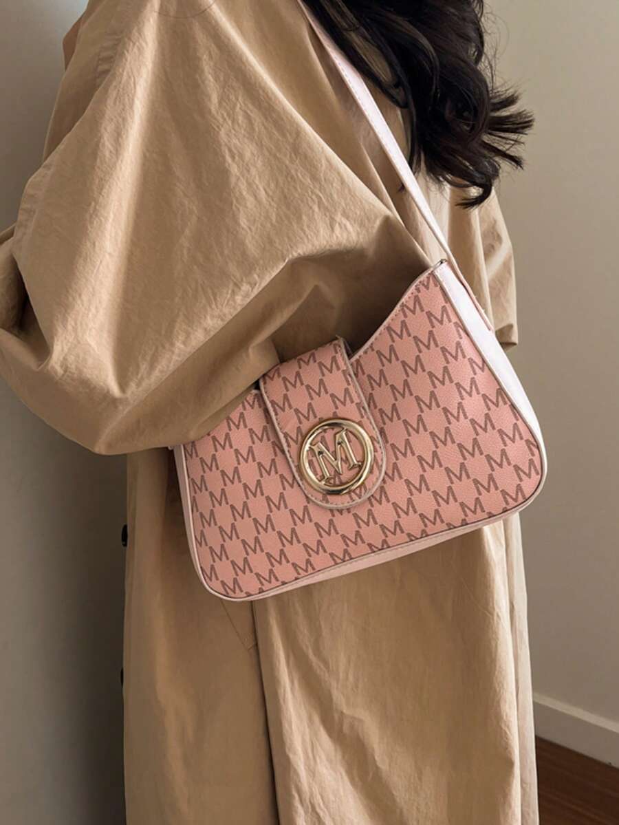 New Luxury Solid Color Versatile Women Shoulder Bag