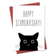 1 tấm thiệp chúc mừng sinh nhật, Chúc mừng ngày Schnirrs, Quà tặng cho gia đình và bạn bè - nhiều màu - Xem 2