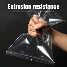 XZV 100pcs 1.57" To 11.81" Plastic Resealable Bags, Foldable Storage Bags, Reusable Ziplock Seal Gift Bags, 0.065mm/2.56mil Thick, Clear Jewelry Packaging Bags, Multi-Purpose Tool Accessory Pouches - View 9