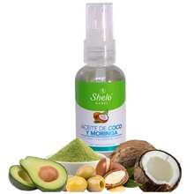 Aceite de Coco y Moringa Shelo, Anti-frizz y Sellador de Puntas - Coconut - Ver 5