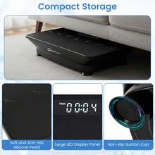 Vibration Plate Exercise Machine W/ Gravity Sensor Remote Control Bluetooth - US A Type Plug(110-127V) - View 8