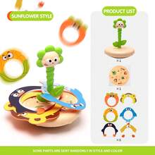 Educational Animal Ring Toss Toy - Exercises Hand-Eye Coordination, Colorful Animal Recognition, Fun Throwing To Stimulate Curiosity, Suitable For Ages 3 And Up, A Developmental And Educational Gift - Multicolor - View 12