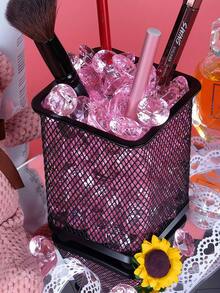 6000颗仿水晶宝石装饰品，人造水晶首饰，适用于花瓶装饰、婚礼派对、活动、工艺品、生日装饰、礼品 - 粉紅色鑽石 - 查看 5