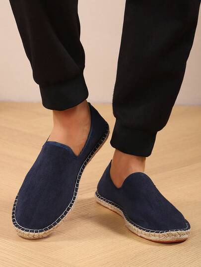 Men's Breathable Moisture-Wicking Non-Slip Woven Fisherman Loafers