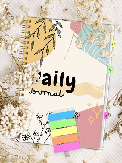 1pc Daily Weekly Planner For Office Supplies, Quick Daily Planning Journal Notebook For Meeting Notes, Study Plans & Bible Study Notes,108 Pages, School Office Supplies For Women Easter Gifts