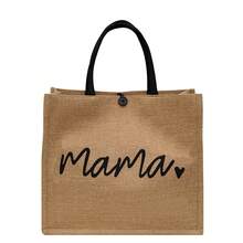 1pc Lightweight Large Capacity Tote Backpack, Multifunctional Diaper Bag For Mothers - Multicolor - View 12