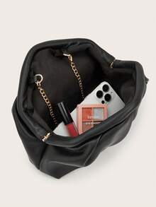 大容量女士手拿包，适合出席舞会，复古风格，优雅女士手提包，适合派对、聚会、约会、舞会和其他场合。 - 黑色 - 查看 7