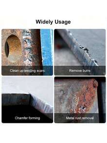 5/9/10件套钨钢旋转锉刀组，1/4英寸（6毫米）柄径双刃雕刻刀头，尺寸分别为6x10毫米/3x6毫米，多功能切割研磨工具，适用于金属/木材/石材加工。 - 鎢鋼磨頭 - 查看 11