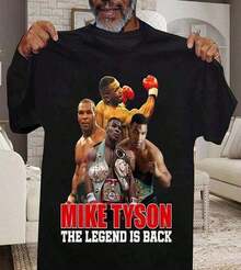 Vintage Mike Tyson Shirt, Mike Tyson Tshirt, Mike Tyson T-Shirt, Boxing Graphic - 樣式 1 - 查看 6