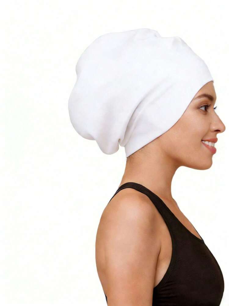 Long Hair Swimming Cap - Unisex Swimming Cap - Extra Large Swimming Cap - Waterproof Silicone Swimming Cap - Suitable For Dreadlocks, African Braids, Wigs, Beach Essential, Beach Accessory, Pool Floater - Multicolor - View 5