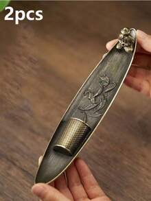 1 chiếc lư hương hình ngư dân cổ điển bằng kim loại, đồ trang trí nhà cửa, giá đỡ que hương liệu, lư hương phong cách Zen thích hợp cho việc đốt hương và thiền định, lư hương dây câu cá bằng hợp kim, lư hương dùng trong nghi lễ trà đạo cho gia đình. - Nhiều màu - Xem 17