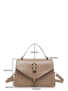 A Simple And Fashionable 2026 New Model With A Retro Style, Featuring A Sophisticated And Classic Look, A Ladies' High-End Crossbody Bag. - Khaki - View 3