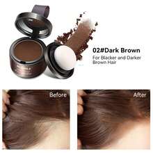 Root Touch Up Powder, Instant Gray Coverage, Hair Loss Concealer, Long-Lasting Waterproof Hair Color Powder For Thinning Hair, Root Cover Up Hairline Shadow Powder Stick, Multifunctional Dyeing Fibers For Eyebrows, Beard Line, With Mirror And Powder Puff - Nhiều màu - Xem 9