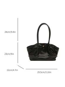 A 2026 New Model Exquisite And Classic Ladies' Shoulder Bag, A Modern Style Bag With High-End Feel And Large Capacity - Black - View 3
