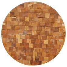 Coffee Table 60x60x35 Cm Solid Teak Wood - Brown - View 7