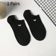 15 Pairs Unisex Heart Pattern Breathable Low-Cut Socks, Fashion Versatile Casual Socks, Invisible Socks, Moisture-Wicking Minimalist Style, Suitable For All Seasons And Occasions - Multicolor - View 14