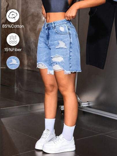 Los shorts vaqueros azules de primavera para mujer con estilo Y2K son perfectos para la primavera. Ideales para citas, salidas a la playa, looks sexy y elegantes, estilo bohemio, uso casual y atuendos diarios. Verano